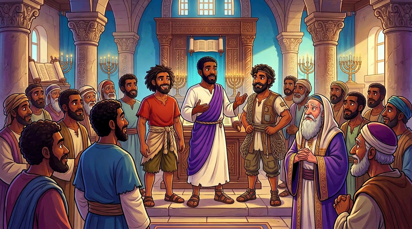 Jesus Raises Jairus’ daughter from the dead — page 4