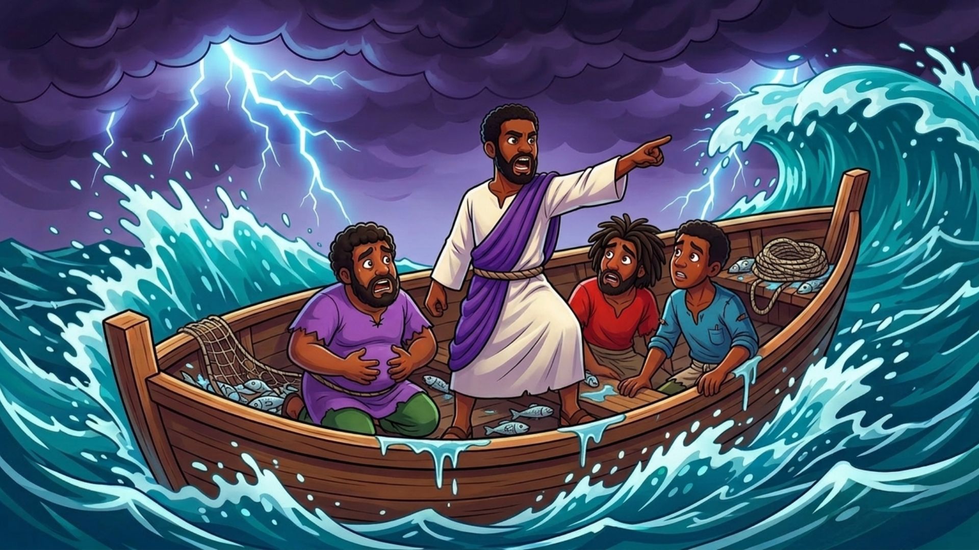 Jesus Calms the Storm — page 32