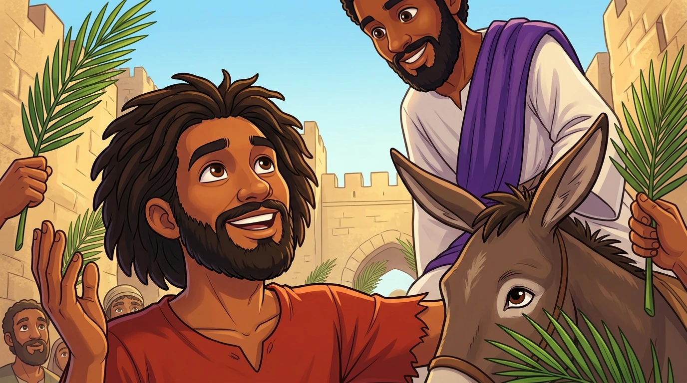 Jesus Enters Jerusalem — page 23