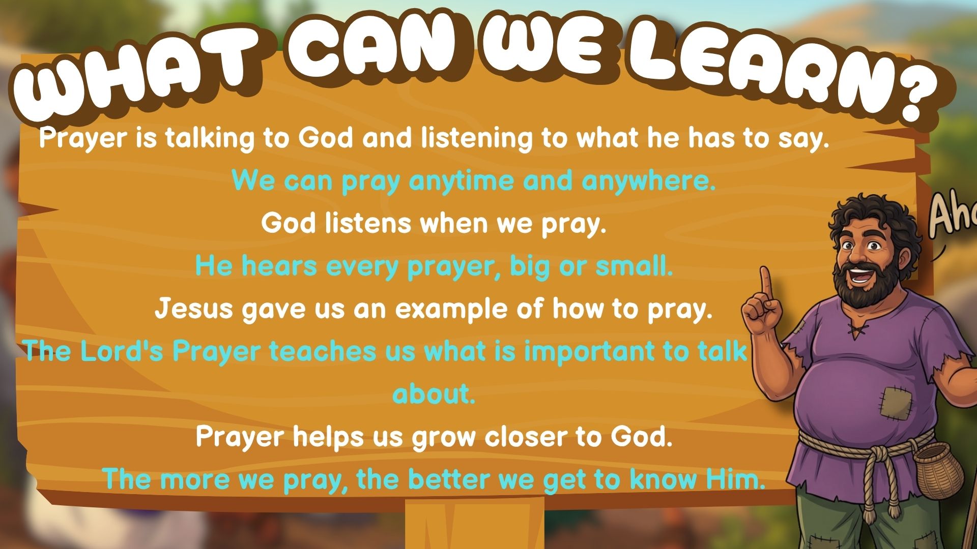 Jesus Teaches Us to Pray — page 29